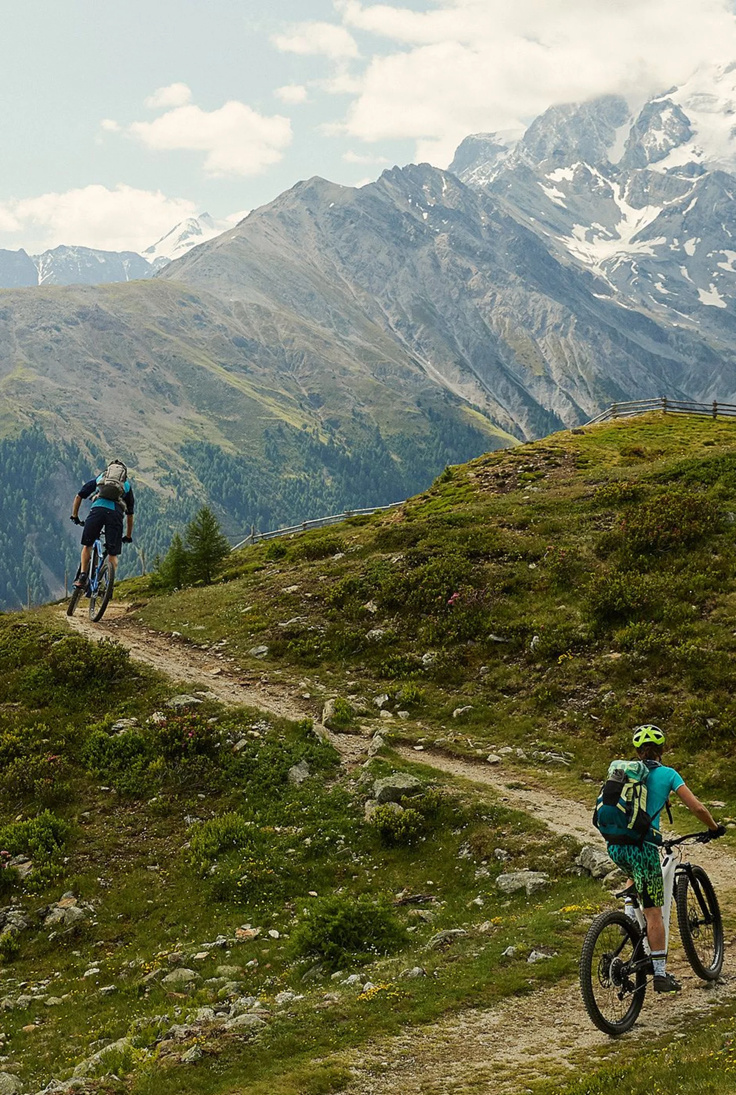 Mountain biking